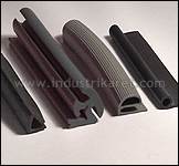 Rubber seal extrusion