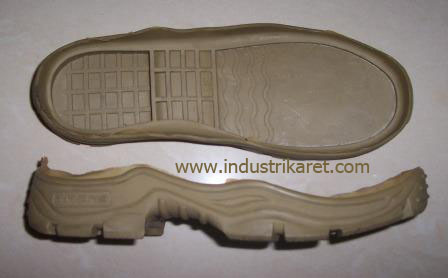 Rubber shoe sole