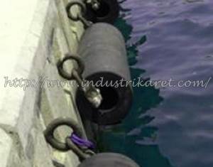 Karet Fender Dermaga Type Silinder | Marine Cylindrical Rubber Fender Indonesia