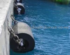 Karet Fender Dermaga Type Silinder | Marine Cylindrical Rubber Fender Indonesia 