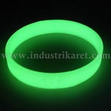 Jual gelang karet glow in the dark