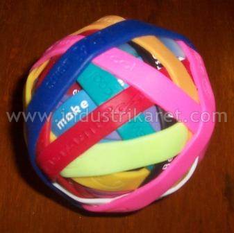 Gelang karet silikon | Wristband silicon rubber