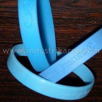 Gelang karet silikon | Wristband silicon rubber