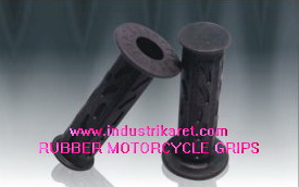 Rubber motor cycle grips
